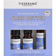 TISSERAND AROMATHERAPY Sleep Better Discovery Kit - Zestaw produktów eterycznych na dobry sen (2 x 9 ml, 1 x 10 ml)