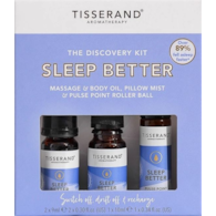 TISSERAND AROMATHERAPY Sleep Better Discovery Kit - Zestaw produktów eterycznych na dobry sen (2 x 9 ml, 1 x 10 ml)