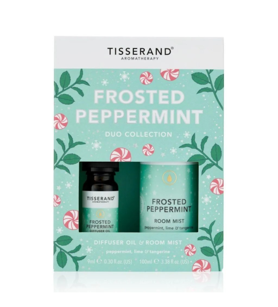 TISSERAND AROMATHERAPY Frosted Peppermint Duo Collection - Diffuser Oil & Room Mist (1 x 9 ml, 1 x 100 ml)