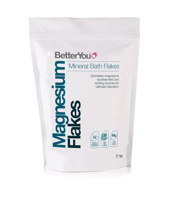 BETTERYOU Magnesium Flakes - Płatki Magnezowe do kąpieli (1 kg)