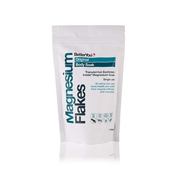 BETTERYOU Magnesium Flakes - Płatki Magnezowe do kąpieli (250 g)