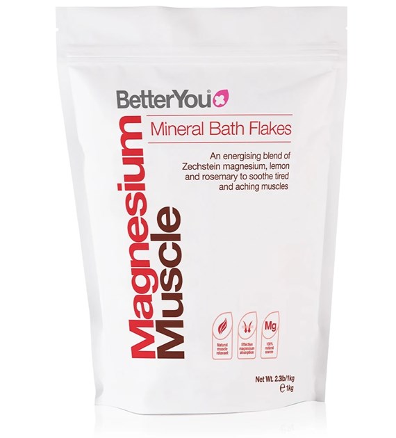 BETTERYOU Magnesium Flakes Muscle (1 kg / 2,2 lbs.)