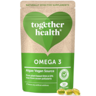 TOGETHER Omega 3 - Algae Vegan Source - Olej z mikroalg (30 kaps.)