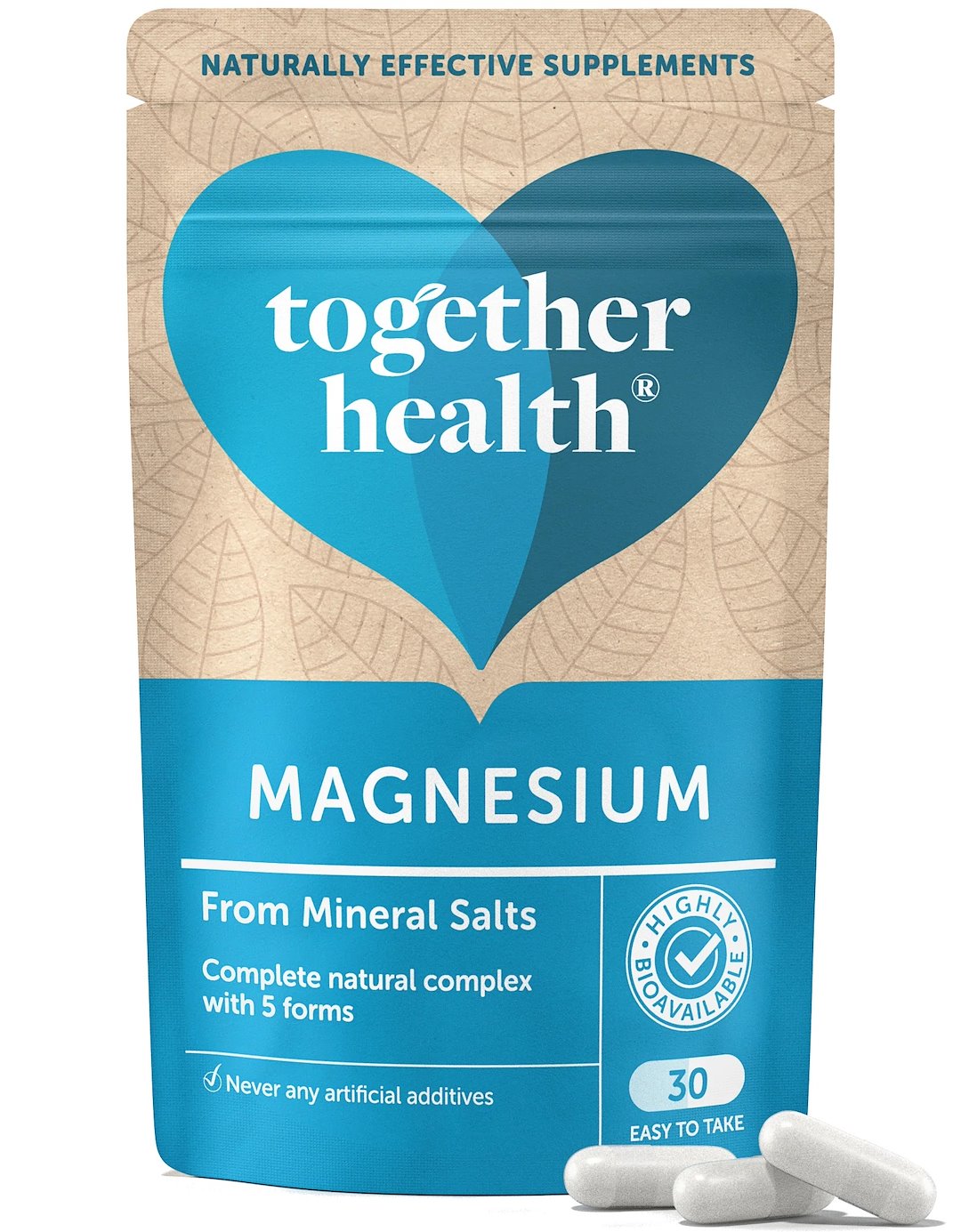 TOGETHER Magnesium - from natural marine salts - Naturalny Magnez (30 kaps.)