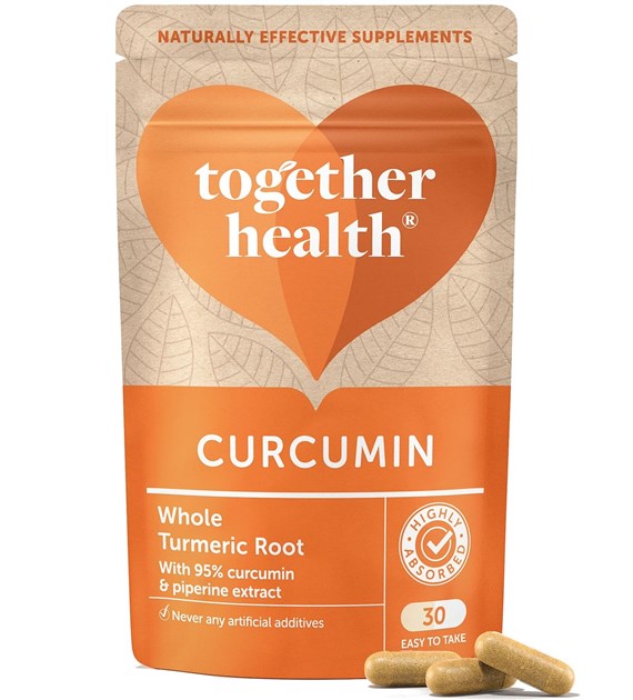 TOGETHER Curcumin & whole Turmeric Root with piperine extract 95% (30 caps)