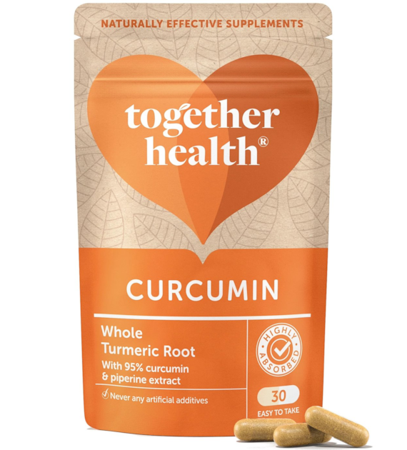 TOGETHER Curcumin & whole Turmeric Root with piperine extract 95% (30 caps)