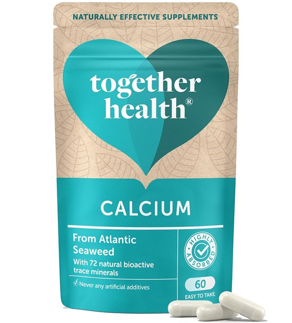 TOGETHER Calcium - from pure calcified seaweed (60 caps)