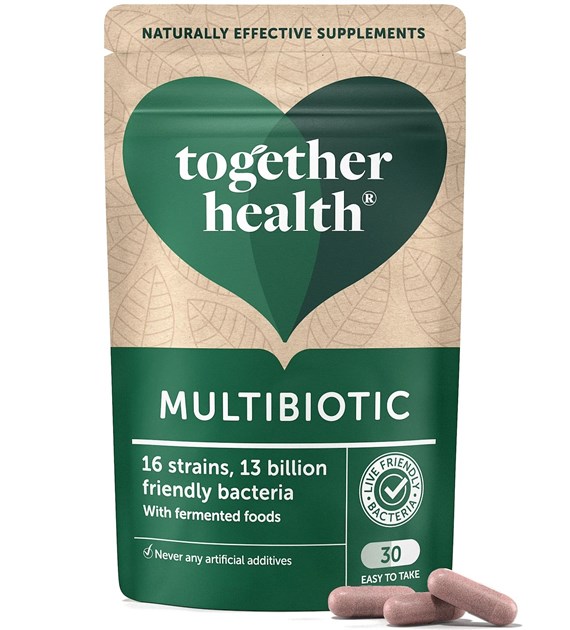TOGETHER Multibiotic Microbiome Support with fermented foods (30 caps)