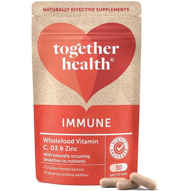 TOGETHER Immune - Vit C, Zinc & Selenium with bacillus coagulans (30 caps)
