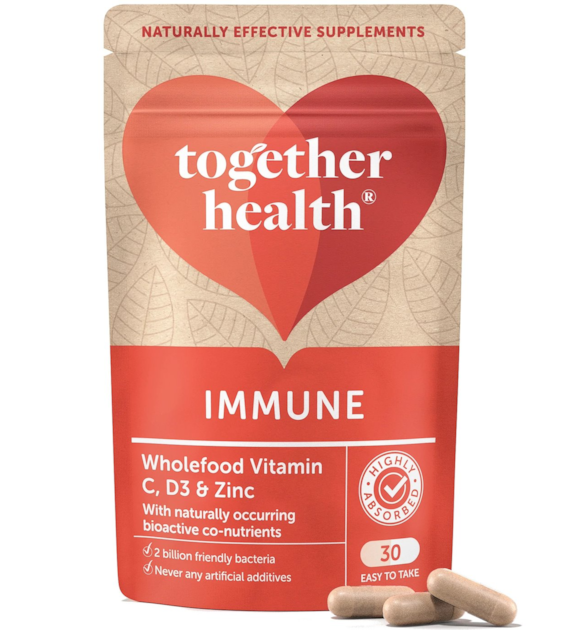 TOGETHER Immune - Odporność z Witaminą C, Cynkiem i Selenem (30 kaps.)