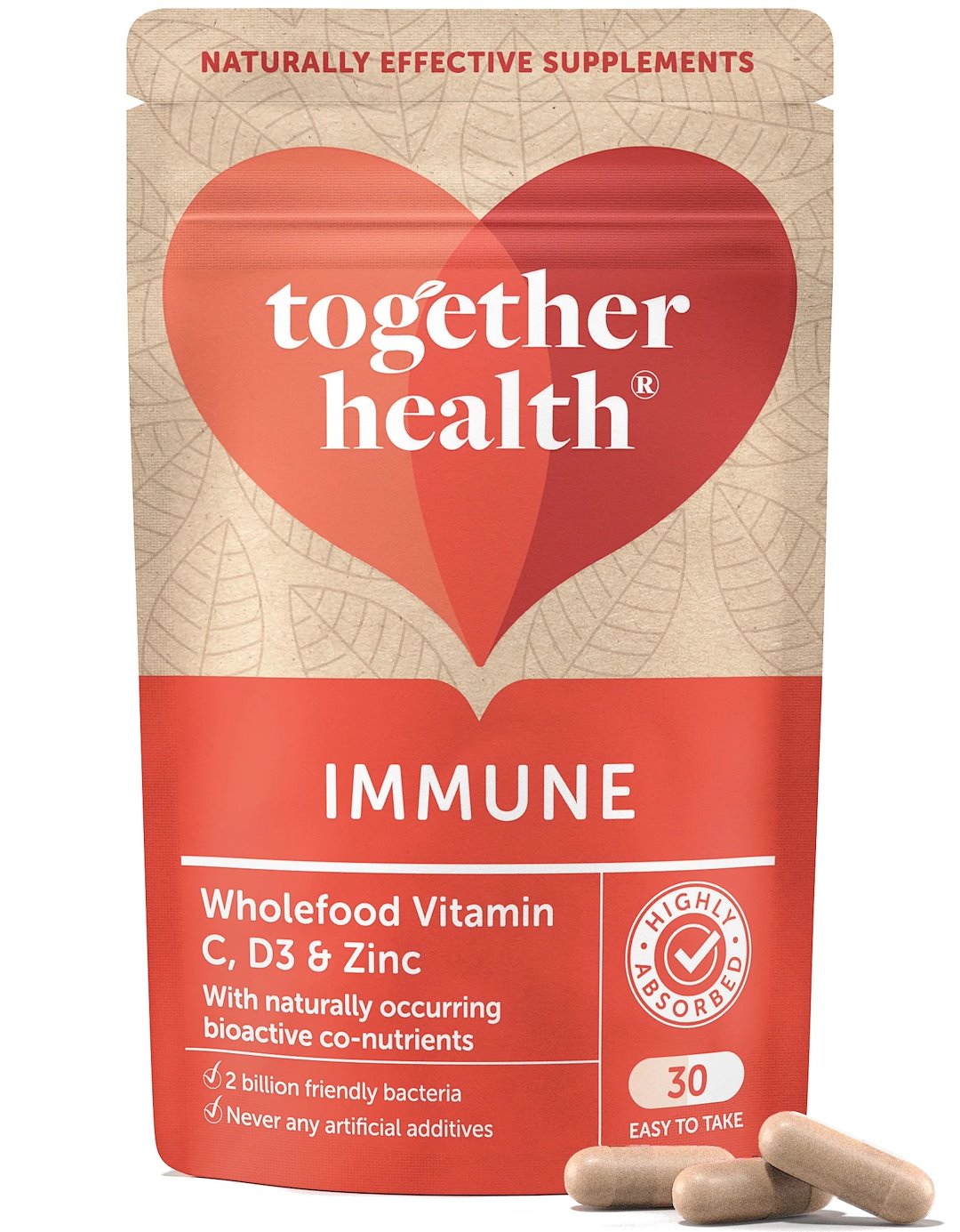 TOGETHER Immune - Odporność z Witaminą C, Cynkiem i Selenem (30 kaps.)