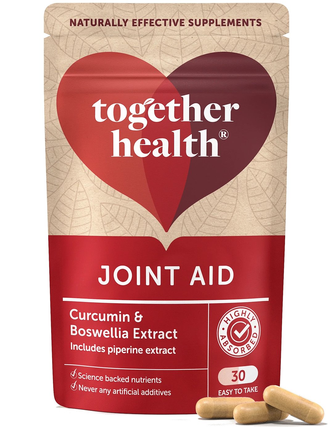 TOGETHER Joint Aid – Curcumin & Boswellia Extract (30 kaps.)