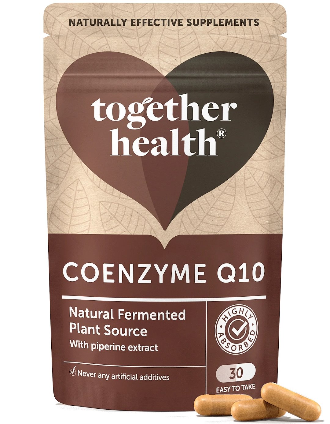 TOGETHER Coenzyme Q10 - Olej Kokosowy + Koenzym Q10 + Piperyna (30 kaps.)