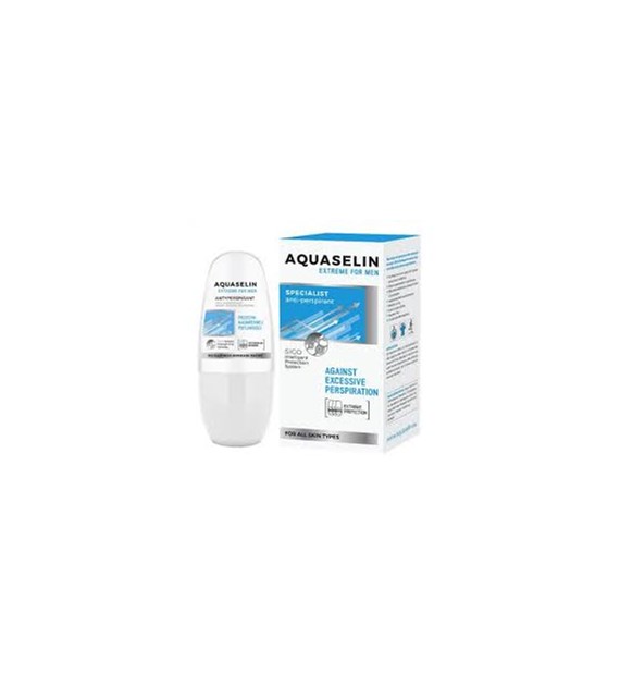 AQUASELIN Extreme Men Specjalistyczny antyperspirant roll-on przeciw nadmiernej potliwości (50 ml)
