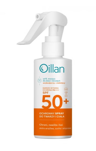 OILLAN Sun Spray ochronny SPF50 (125 ml)