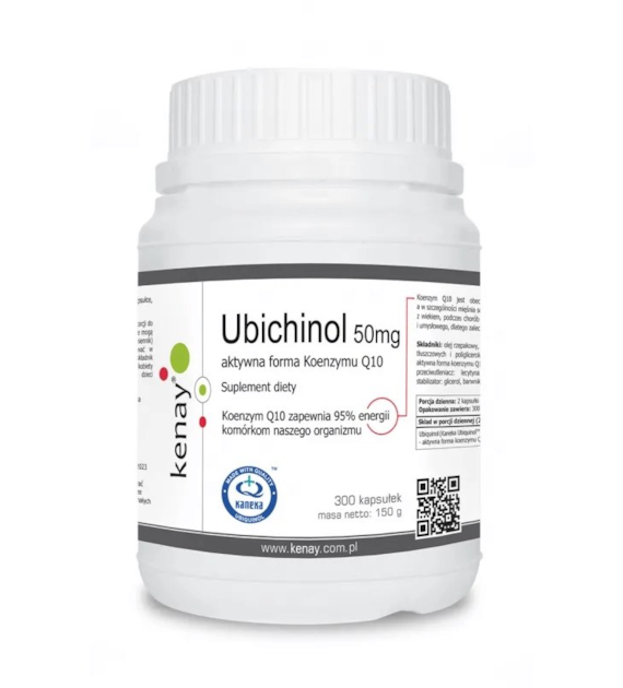 KENAY Ubichinol Koenzym Q10 50 mg (300 kaps.)