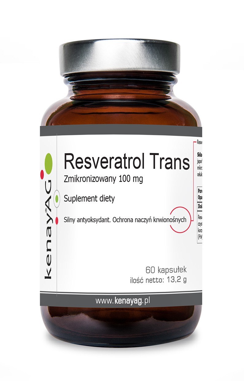 KENAY Zmikronizowany Resveratrol 100 mg (60 kaps.)