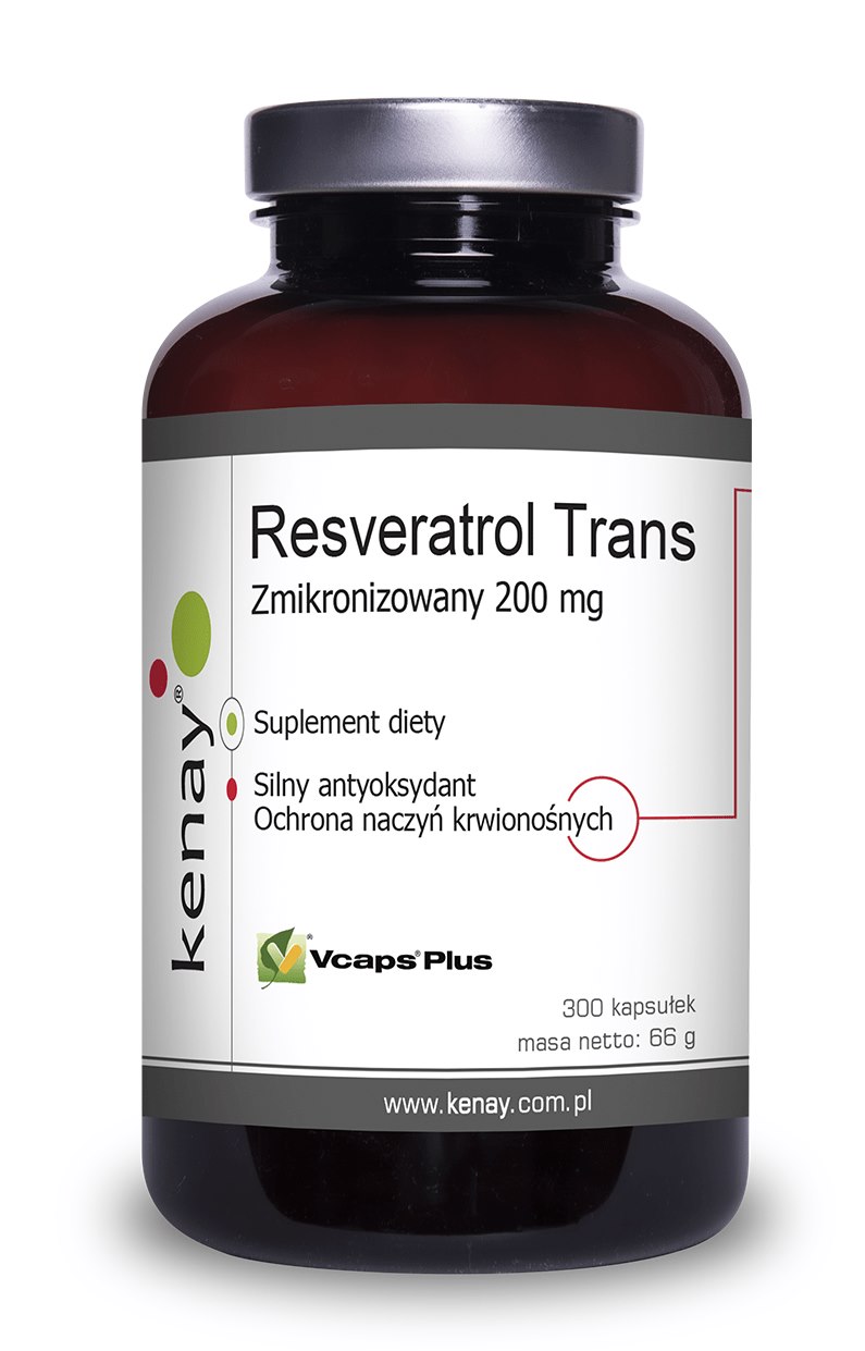 KENAY Zmikronizowany Resveratrol 200 mg (300 kaps.)