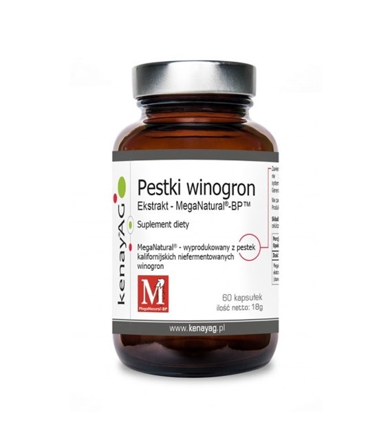 KENAY MEGA NATURAL BP grape seed extract (60 caps)