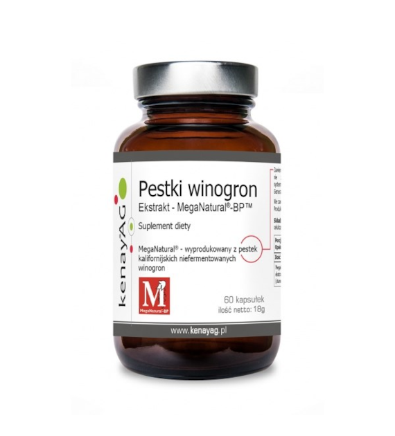 KENAY Ekstrakt z pestek winogron (60 kaps.)