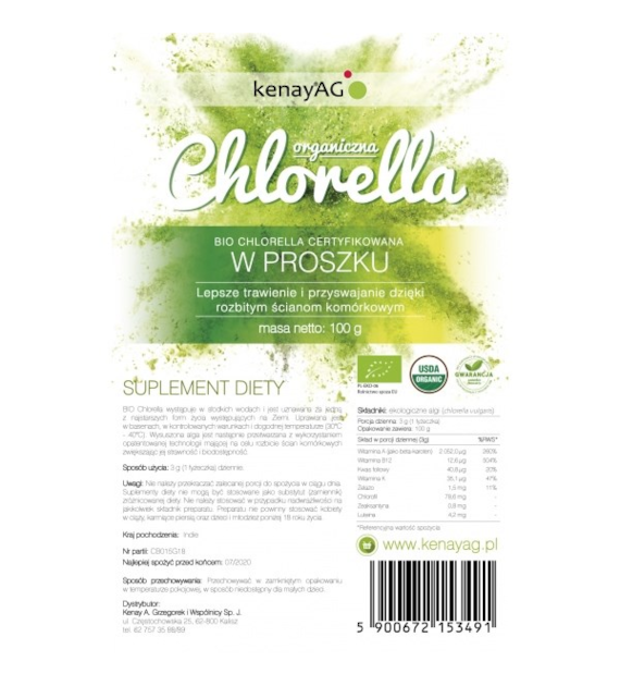 KENAY EKO Chlorella (100 g)