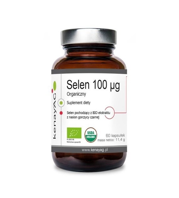 KENAY Organic selenium, 100 mcg (60 caps)