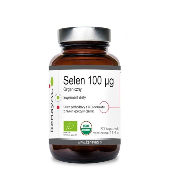 KENAY Organic selenium, 100 mcg (60 caps)