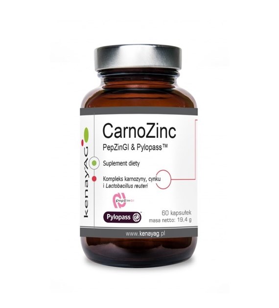 KENAY CarnoZinc - PepZinGI & Pylopass (60 caps)