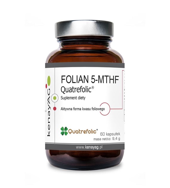 KENAY FOLATE 5-MTHF active folic acid Quatrefolic (60 caps)