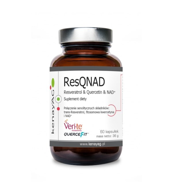 KENAY ResQNAD Resveratrol Quercetin NAD+ (60 kaps.)