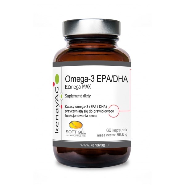 KENAY Omega-3 EPA/DHA  EZmega MAX (60 caps)