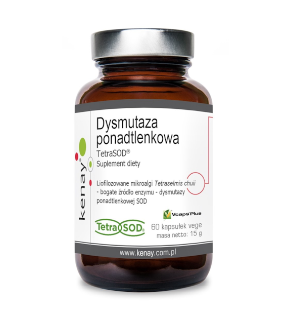 KENAY SOD 750 IU - Dysmutaza ponadtlenkowa TetraSOD (60 kaps.)