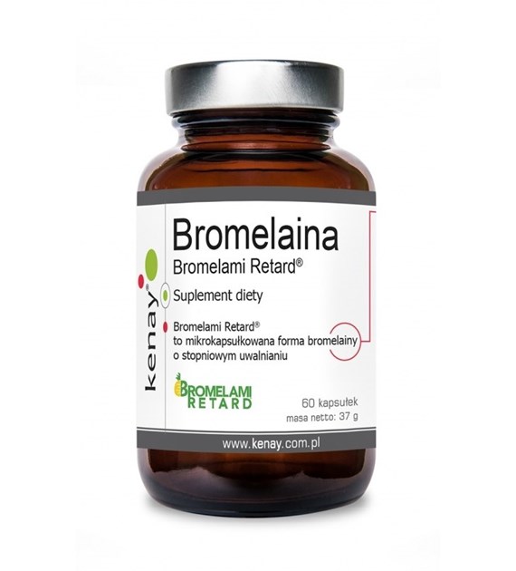 KENAY Bromelain, Bromelami Retard (60 caps)