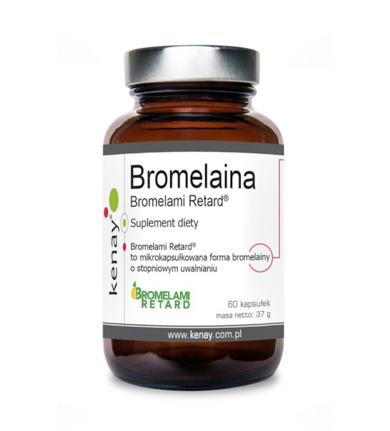 KENAY Bromelaina - Bromelami Retard (60 kaps.)