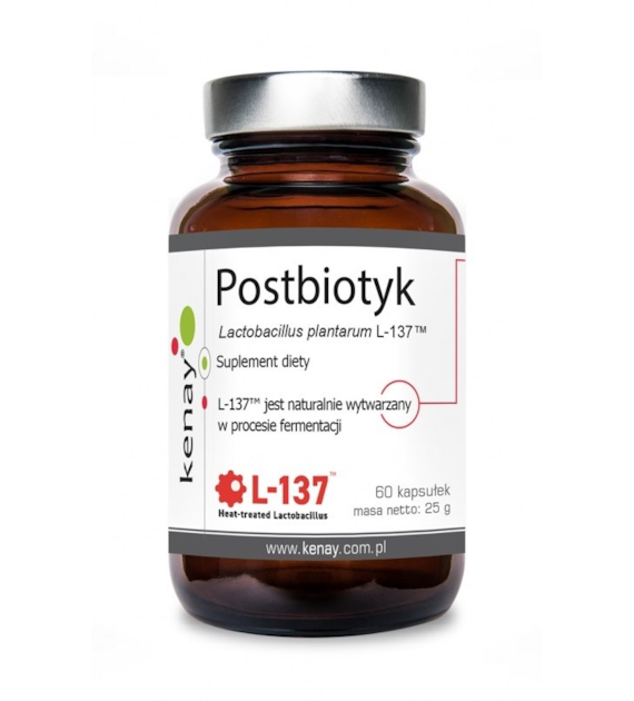 KENAY Postbiotyk Lactobacillus plantarum L-137 (60 kaps.)