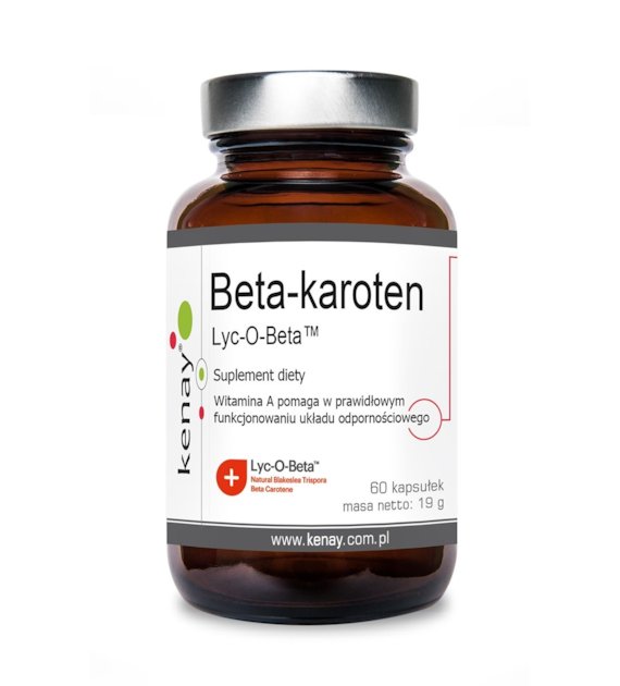 KENAY Beta karoten (Prowitamina A) Lyc-O-Beta (60 caps.)