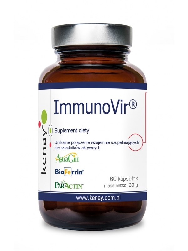 KENAY ImmunoVir - artemizyna andrographis glicyryzyna laktoferyna (60 kaps.)