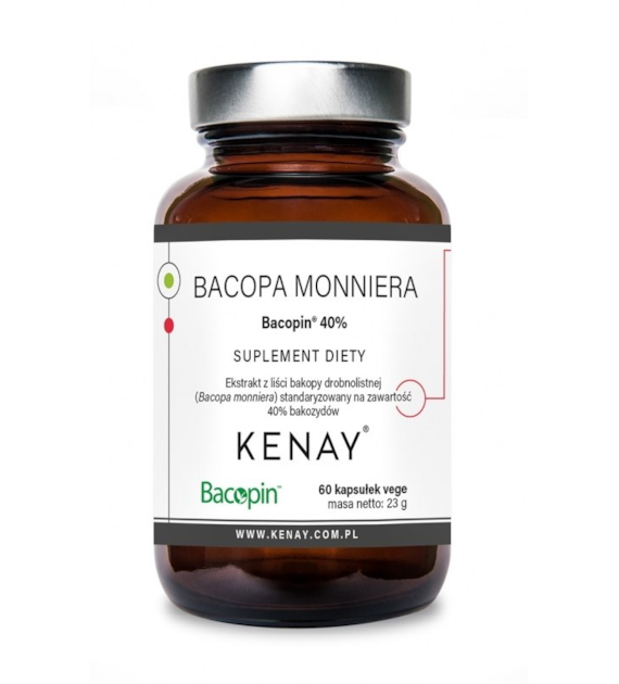 KENAY Bacopa Monniera Bacopin 40% (60 kaps.)