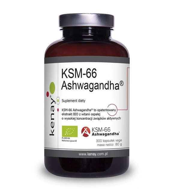 KENAY Organic Ashwagandha KSM-66 (300 caps)