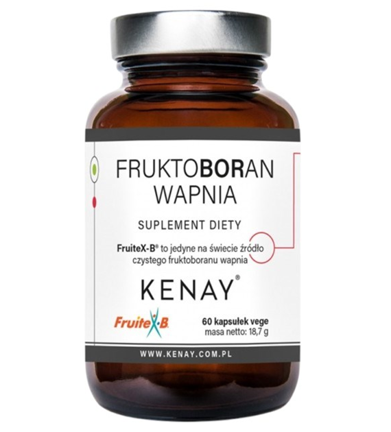 KENAY Fruktoboran wapnia FruiteX-B® (60 kaps.)