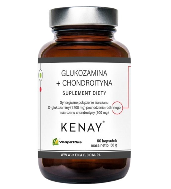 KENAY Glukozamina + Chondroityna (60 kaps.)