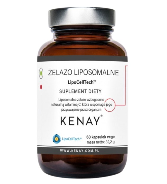 KENAY LipoCellTech™ Liposomal Iron (60 caps)