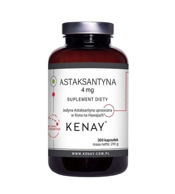KENAY Astaksantyna 4 mg (300 kaps.)