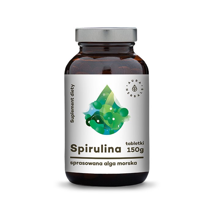 AURA HERBALS Spirulina - 1500 mg (600 tabl.)