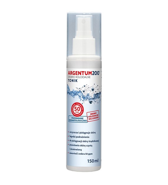 AURA HERBALS Colloidal Silver 50 ppm, Argentum 200, spray (150 ml / 5,07 fl. oz.)