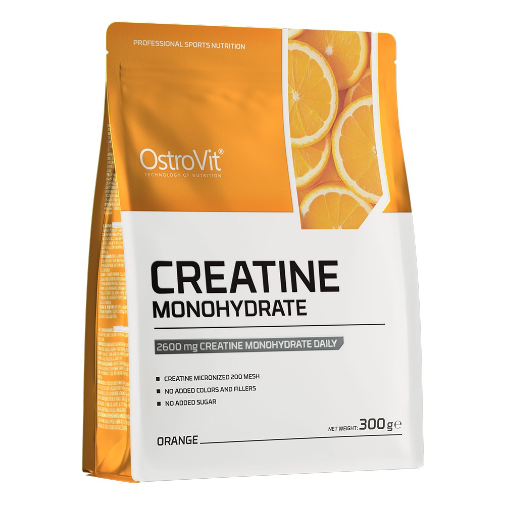 OSTROVIT Monohydrat Kreatyny - smak pomarańczowy (300 g)