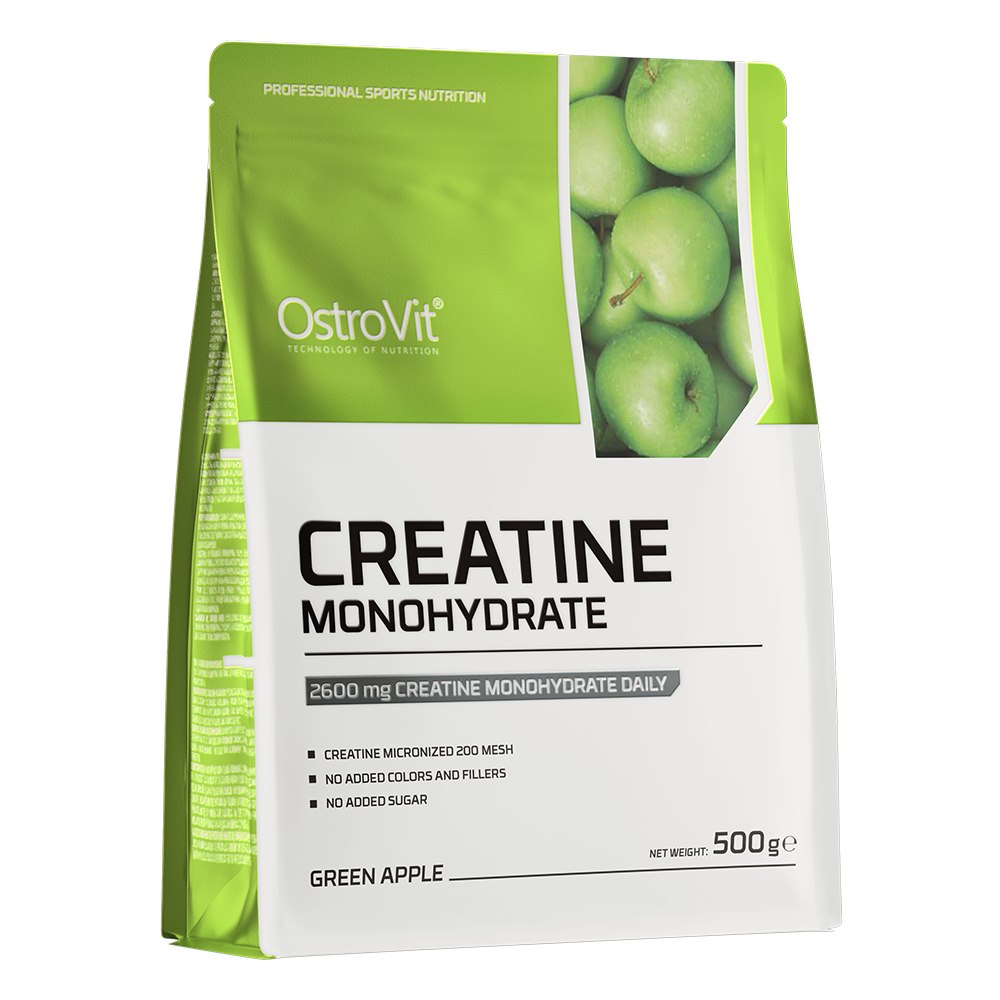 OSTROVIT Monohydrat Kreatyny - smak zielonego jabłka (500 g)