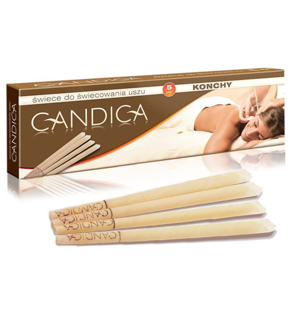 AURA HERBALS Świece do świecowania uszu KONCHY (5 par)
