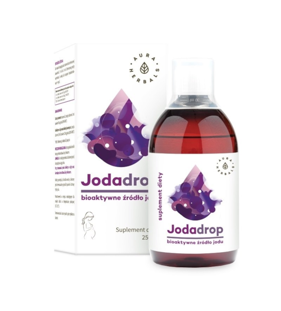 AURA HERBALS Jodadrop - bioaktyne źródło jodu - płyn (250 ml)
