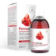 AURA HERBALS Ferradrop - Żelazo + Kwas Foliowy w płynie (500 ml)